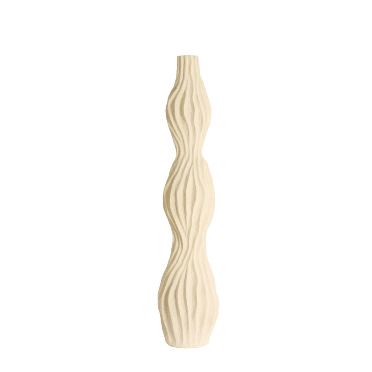 VASE Vania - Blau - 19.5/19/93.5 cm - Blau, Keramik (93.5cm) - Light & Living