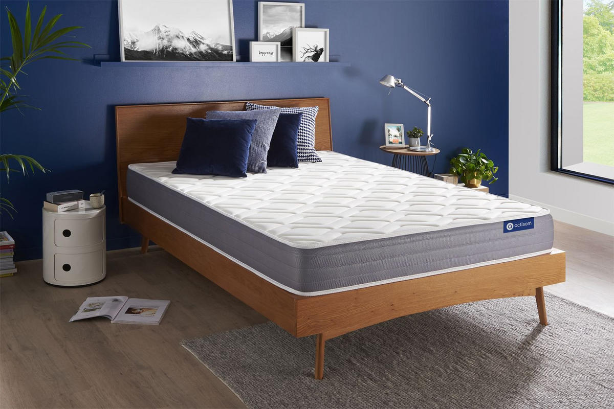 MATRATZE Actiflex dream Taschenfederkern und Memory-Schaum 140 x 200 cm h1 - Weiß, Textil (140/200cm) - ACTISOM