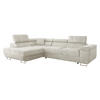 ECKSOFA Torezio, Seite: Links - Creme, Holz/Textil (274/203cm) - MIRJAN24