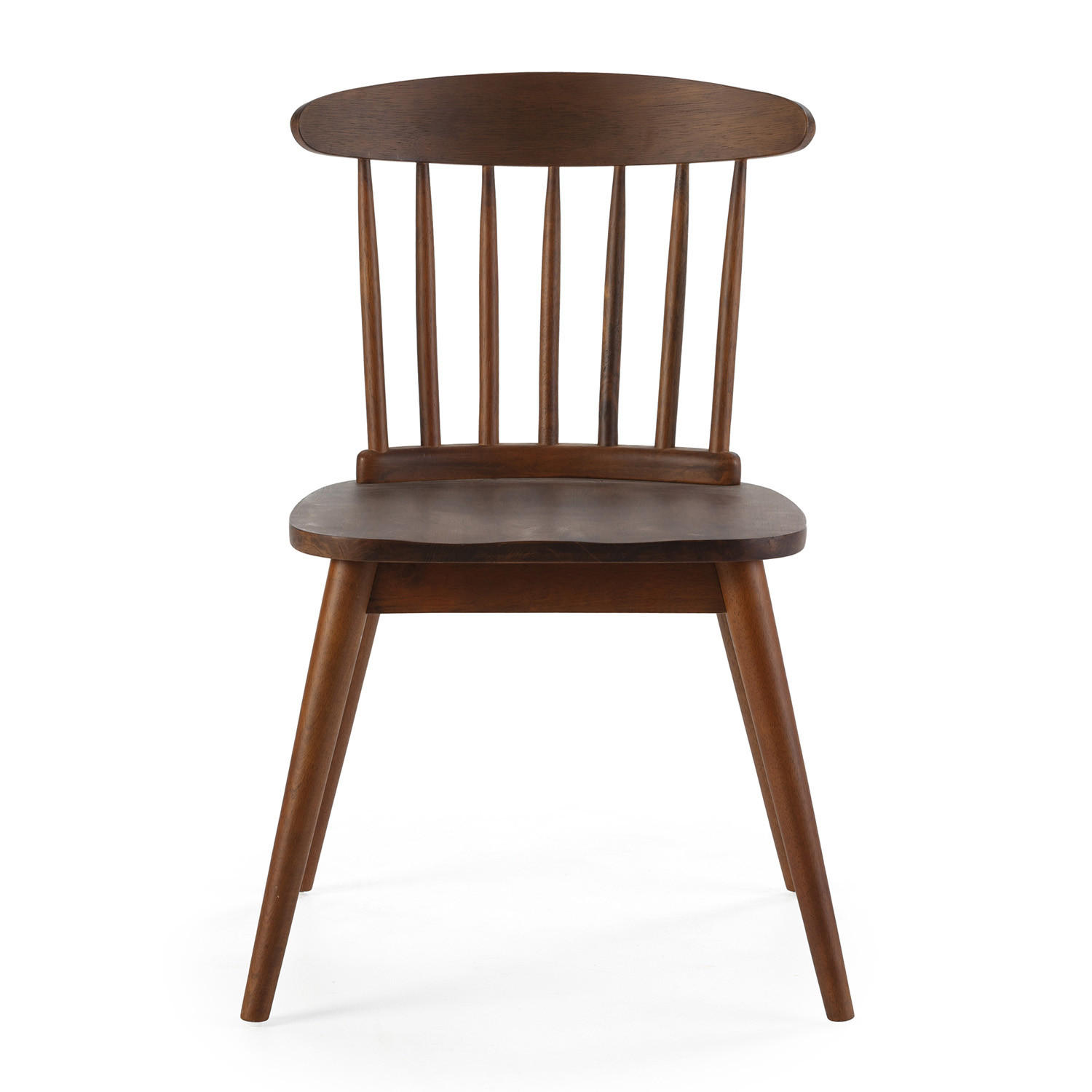 STUHL 2er-Set Ben aus Walnussholz - Walnussfarben, Holz (55/80/52cm) - VS Venta-stock