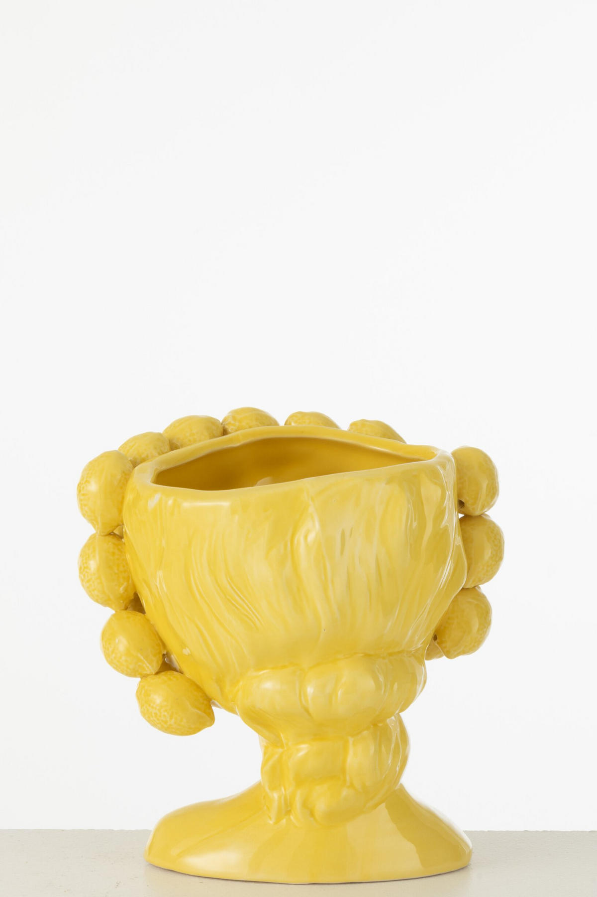 BLUMENTOPF LIMETTE - Töpferei - Grün - L - Ø 25 cm - Grün, Keramik (25/18.5cm) - J-Line