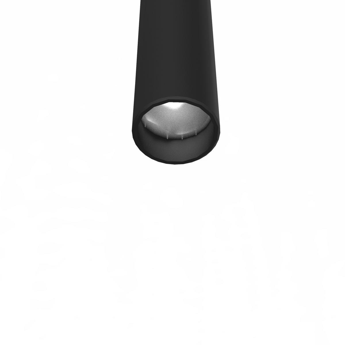 LED-HÄNGELEUCHTE - Schwarz, Metall (2.5/2.5/100cm) - Lumicom