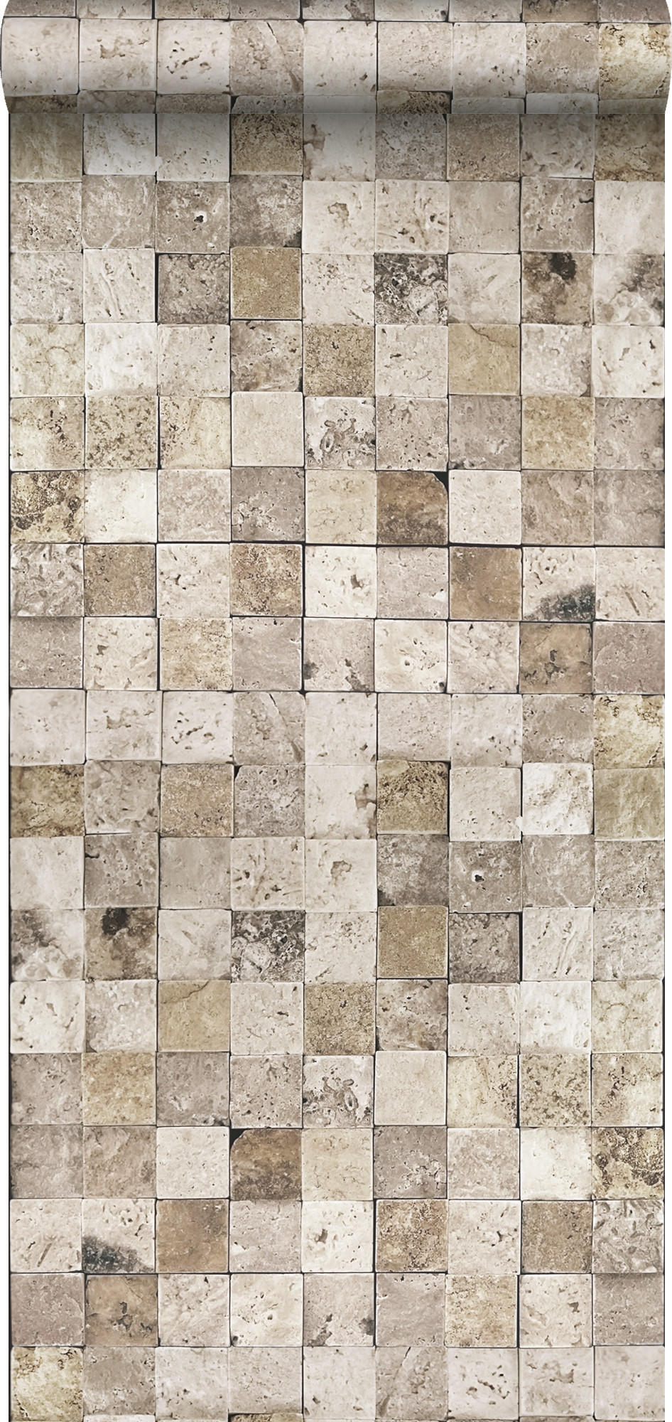 XXL-VLIESTAPETE Marmor Plätze 50 x 900 cm - Beige, Papier (50/900cm) - ESTAhome