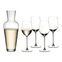 RIESLING GLÄSERSET MIT DEKANTER Veritas transparent 5er Set - Transparent, Glas (0.001L) - Riedel