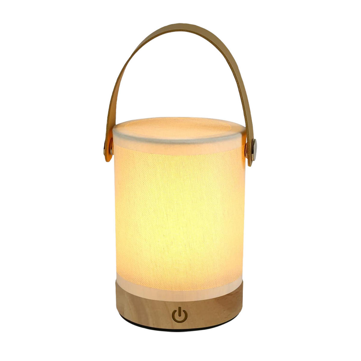 LED-TISCHLEUCHTE Handtasche 10/10/15 cm - Weiß, Holz (10/10/15cm) - Nettlife