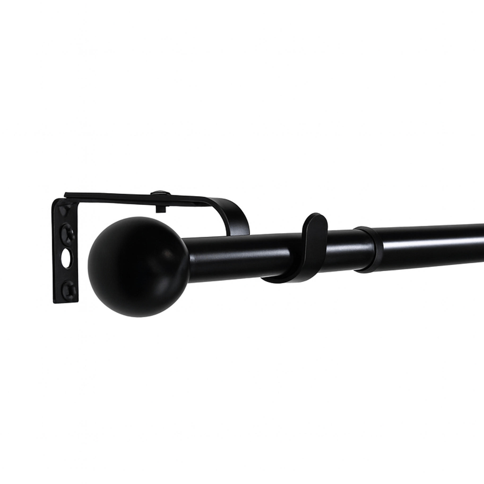 Deco-Raum Gardinenstange Schwarz 160 cm