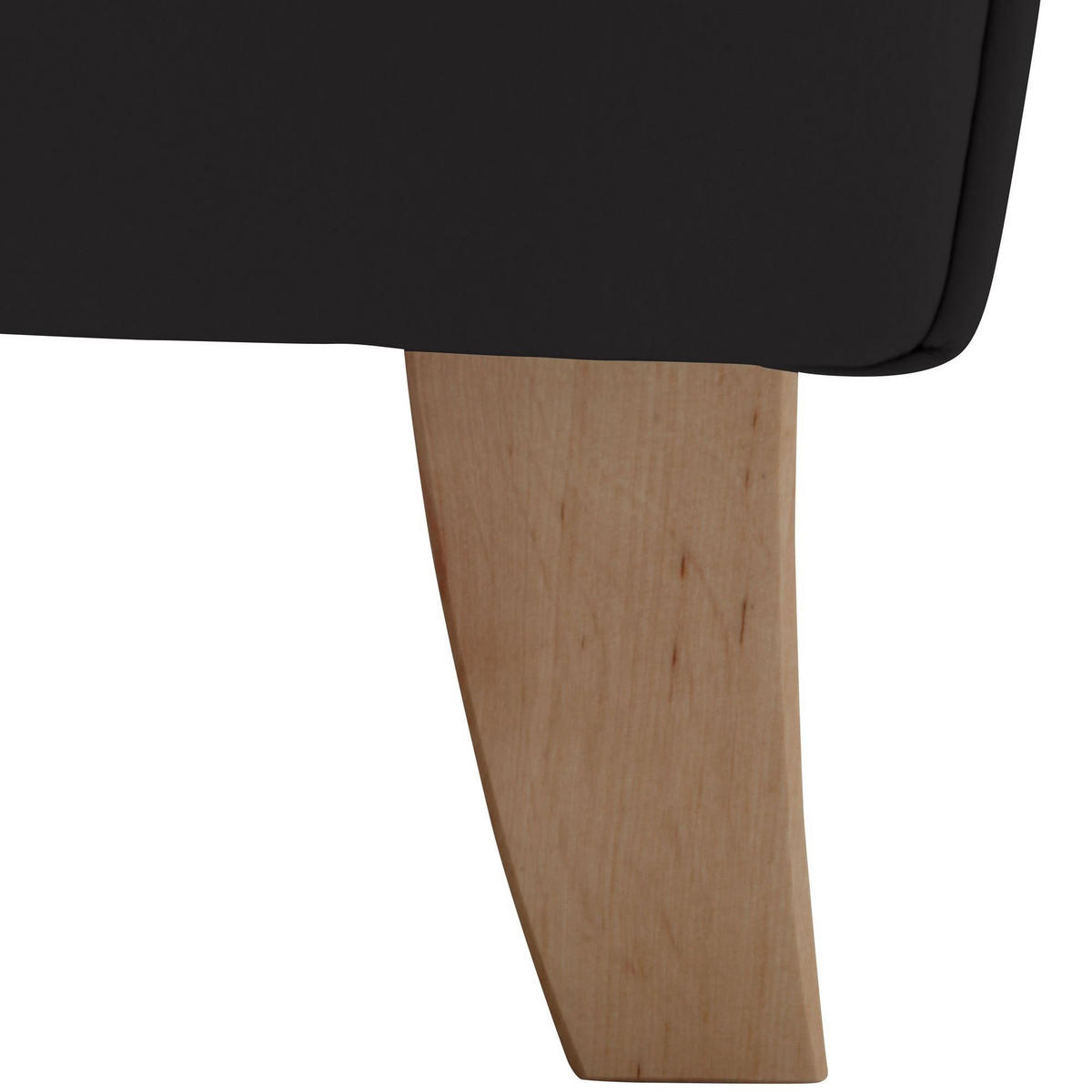OHRENSESSEL Karlen Bezug Kunstleder Buche natur / schwarz - Buchefarben/Schwarz, Kunststoff (86/103/77cm) - 58aufmkessel