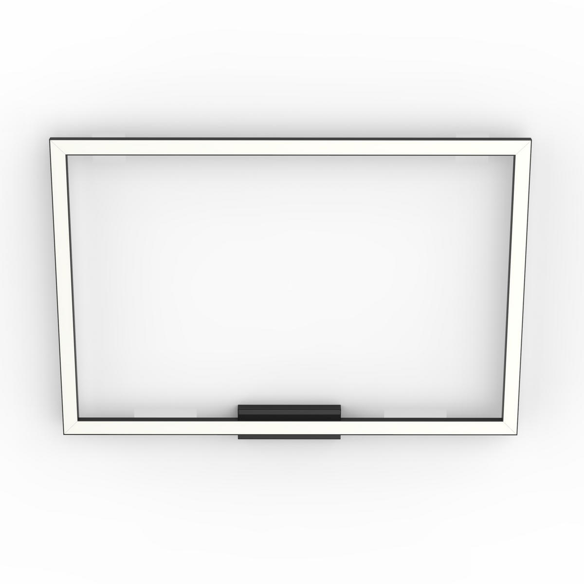LED-DECKENLEUCHTE - Schwarz, Metall (60/90/100cm) - Lumicom