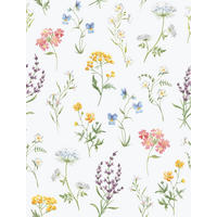 TAPETE Blumen 53 cm x 10 m - Grau, Papier (53/1000cm) - Sanders & Sanders