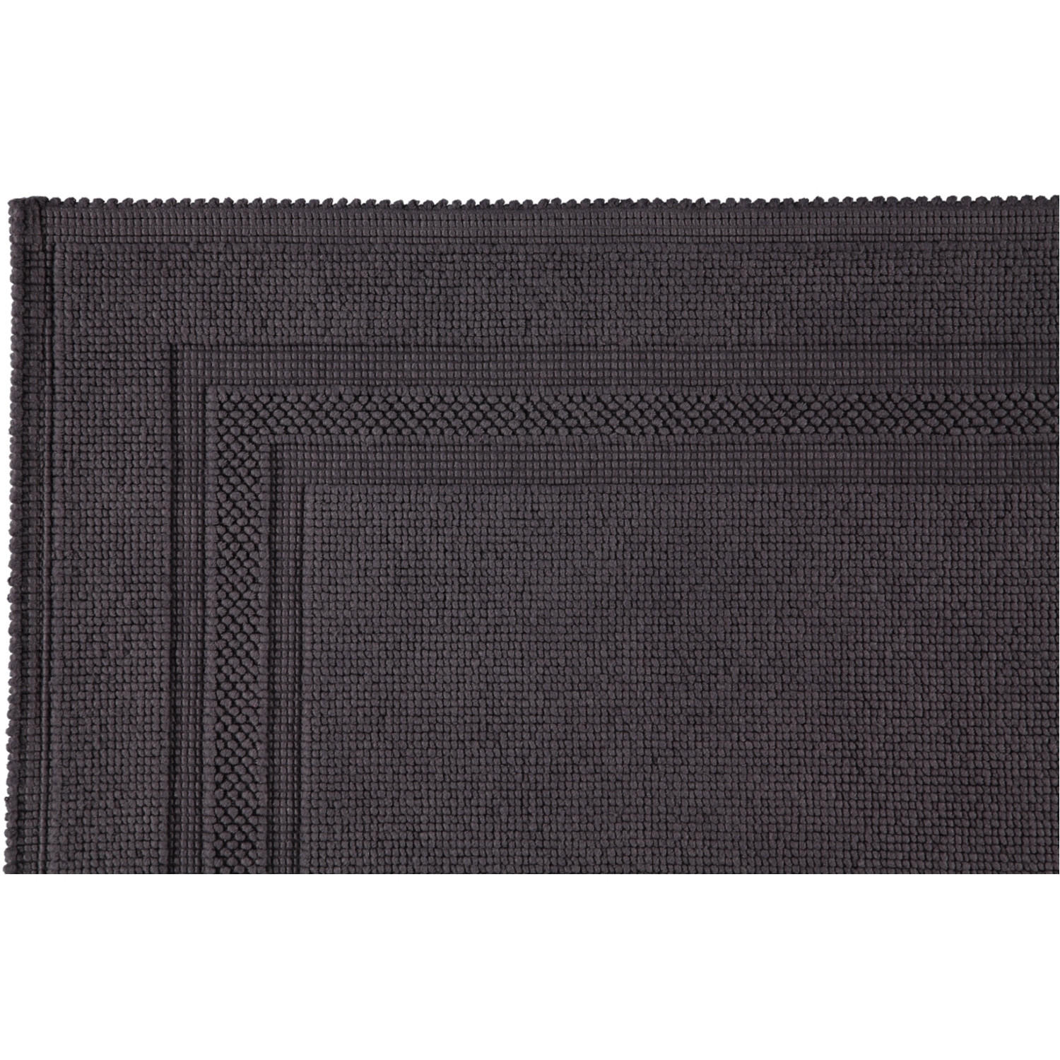 BADEMATTEN GALA ZINN - 02 - Dunkelgrau, Textil (70/120cm) - Rhomtuft