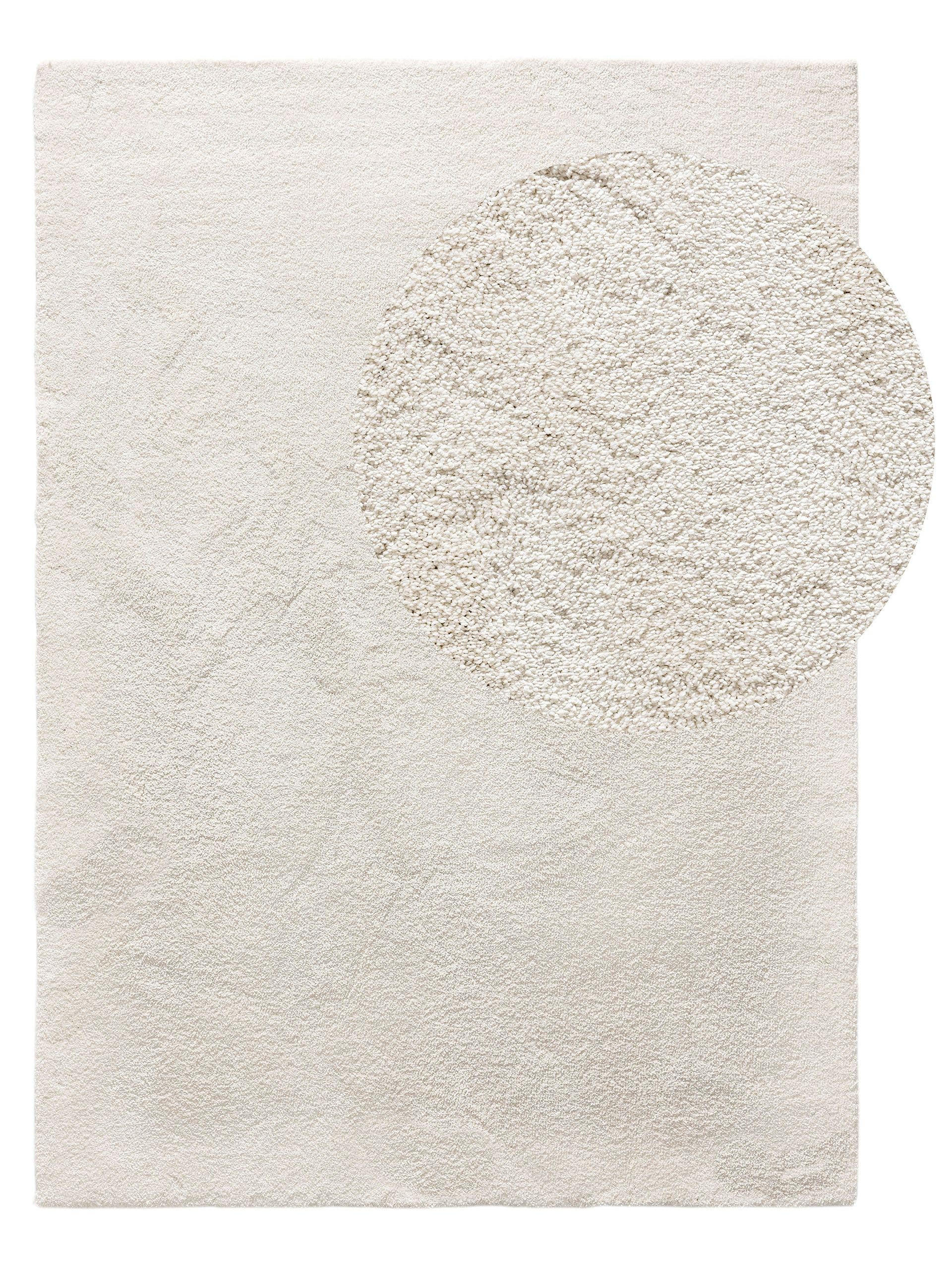HOCHFLORTEPPICH Melvin waschbar 250/350 cm - Creme, Kunststoff (250/350cm) - benuta Nest