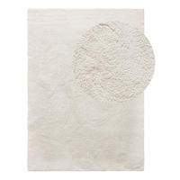 HOCHFLORTEPPICH Melvin waschbar 80/150 cm - Creme, Kunststoff (80/150cm) - benuta Nest