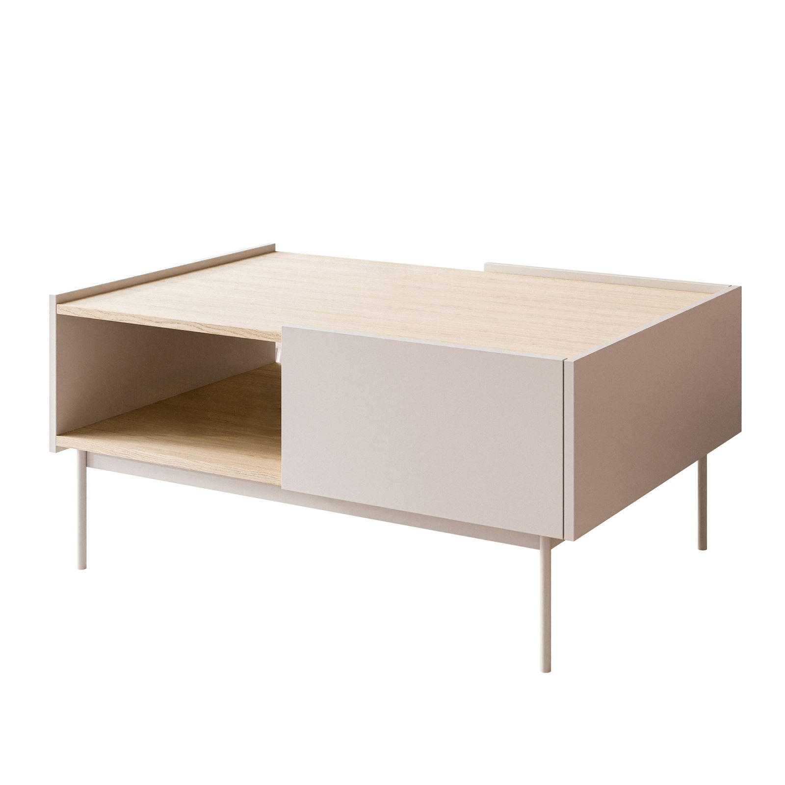 Lookway Couchtisch Kaschmir, Eiche 97x45x65 cm
