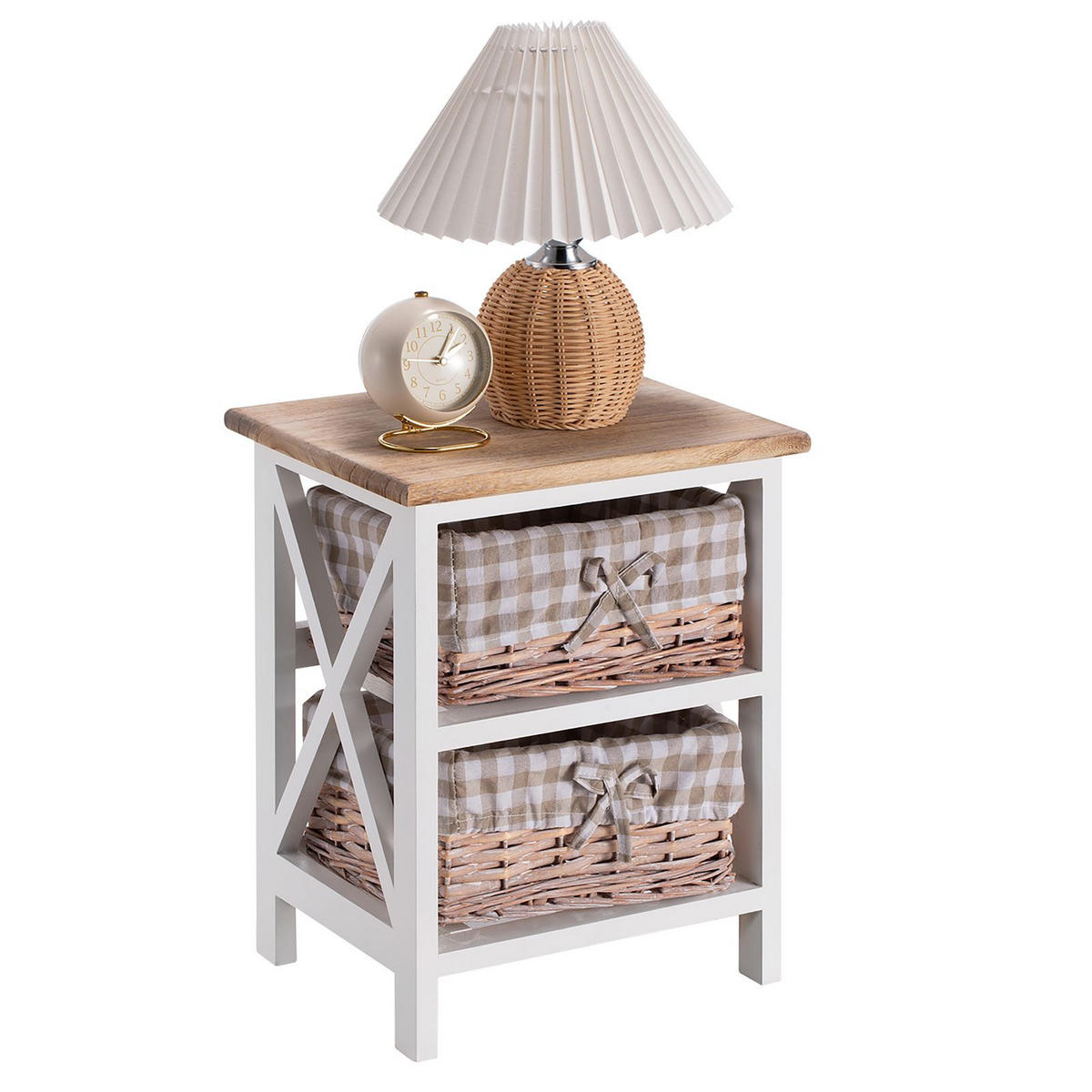 NACHTTISCH PERUGIA - Braun, Holz (32/40/26cm) - CARO-Möbel