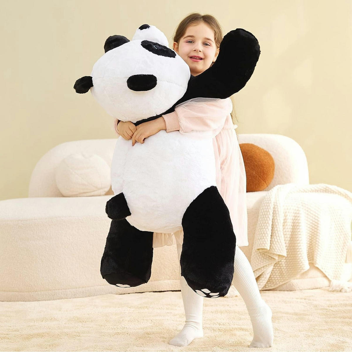STOFFTIER Panda 78 cm - Multicolor, Textil (33.8/78cm)
