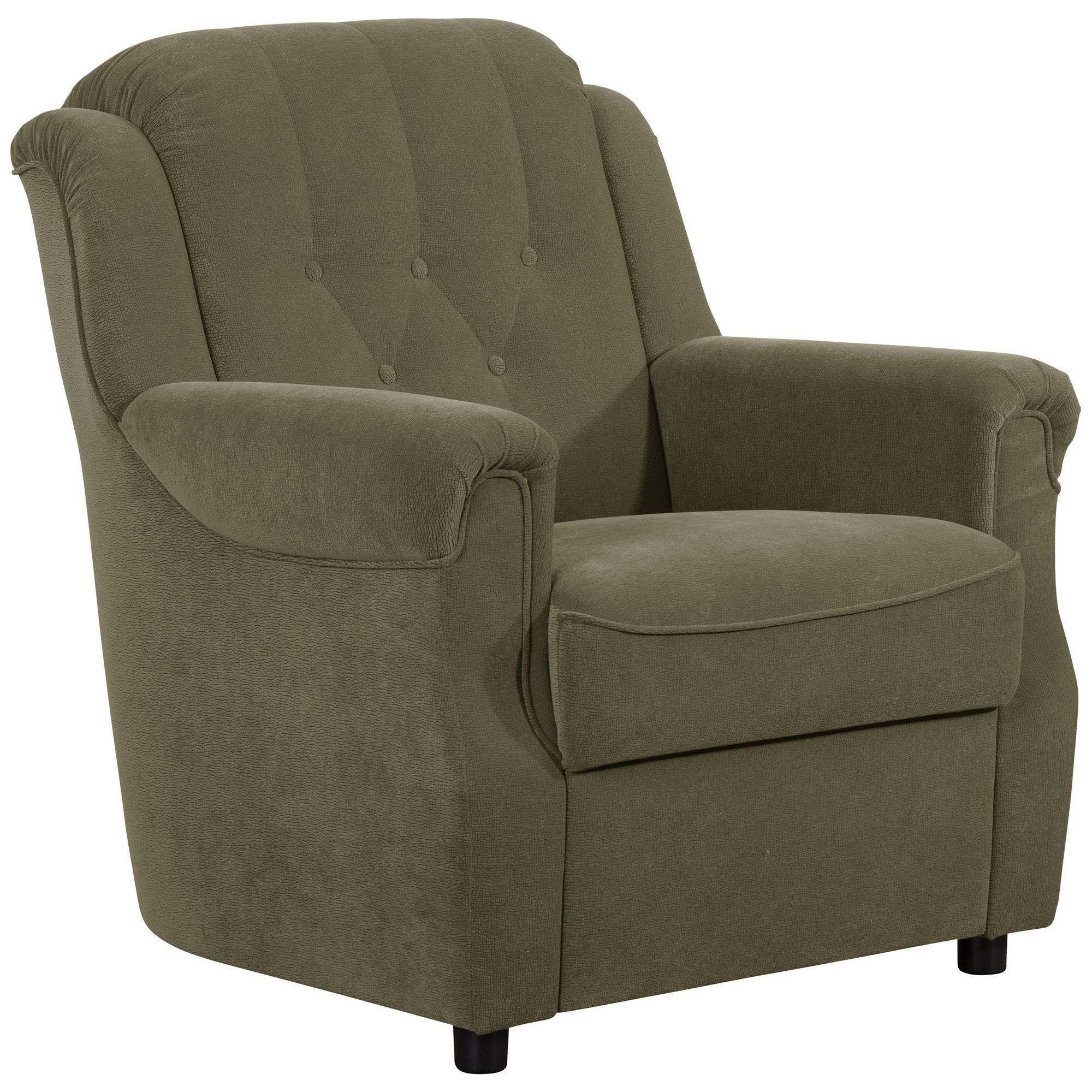 POLSTERSESSEL Kaylyn Flockstoff grün - Grün, Kunststoff (81/89/83cm) - 58aufmkessel