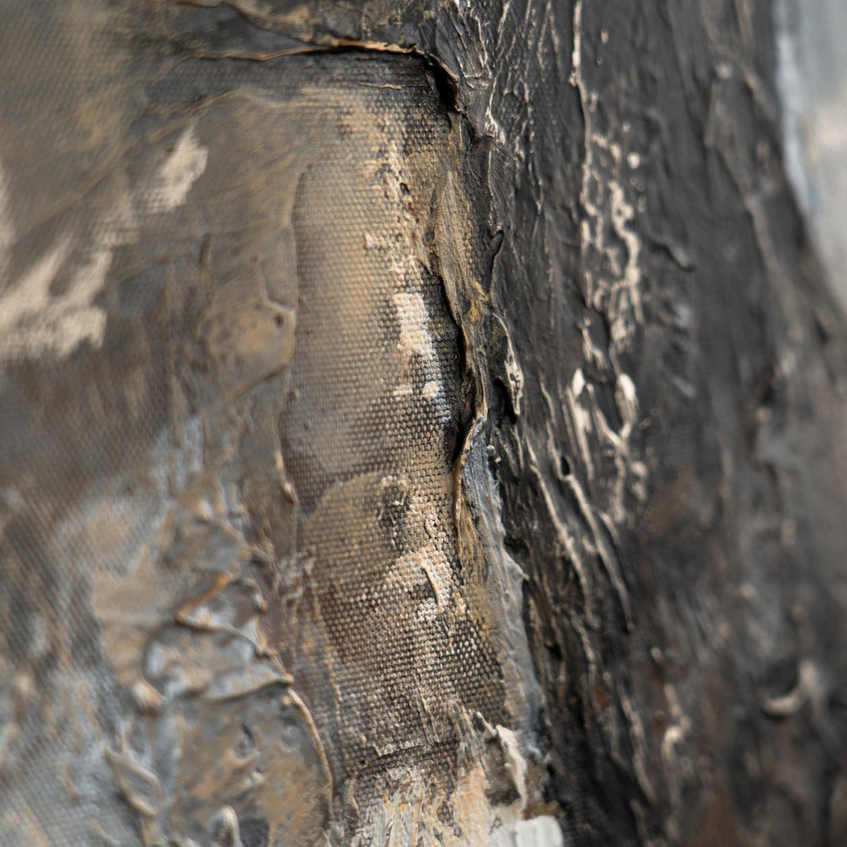 GEMÄLDE Lyrischer Baum Schattenfugenrahmen Eichefarben 180x120 cm - Eichefarben, Holz (180/120cm) - YS-art gallery
