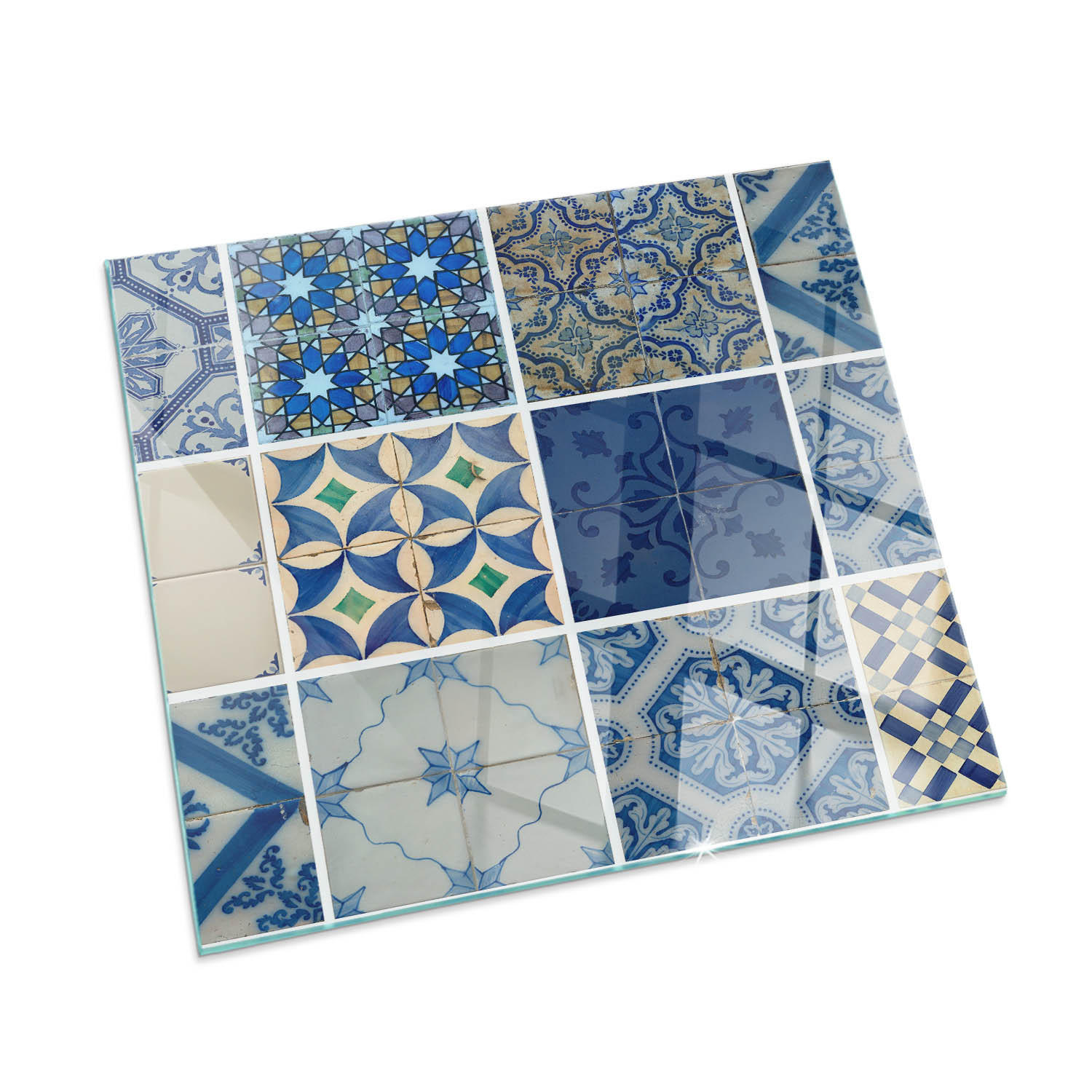ArtPrintCave Glasplatte Blau 60x60x0.4 cm