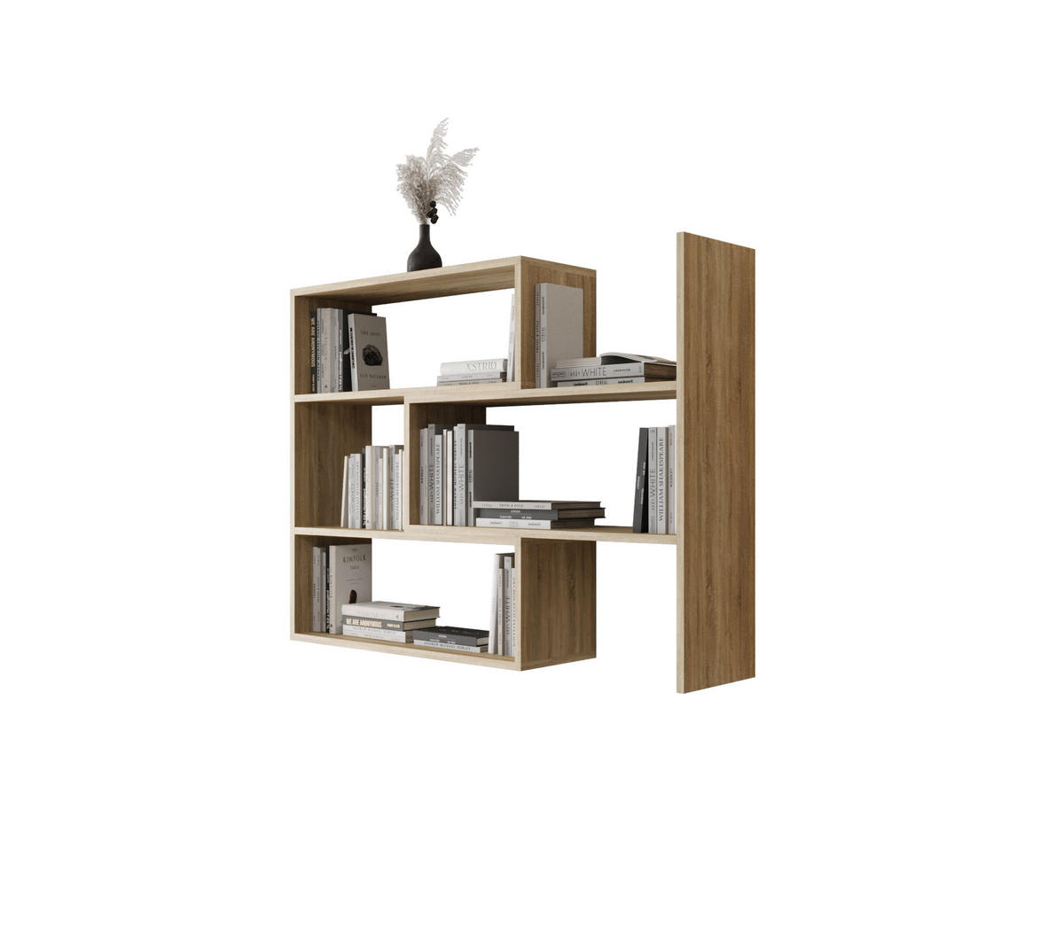 WANDREGAL LK 83 125 x 83 x 24 cmcm aus Holz in Hellbraun - Hellbraun, Holzwerkstoff (125/83/24cm) - O-Sofa