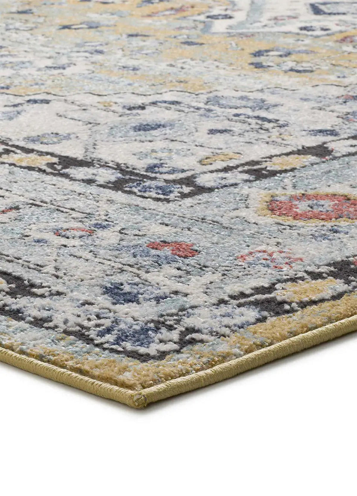 ORIENTTEPPICH Mehrfarbig Mabel 140/200 cm - Multicolor/Grau, Naturmaterialien/Textil (140/200cm) - Atticgo