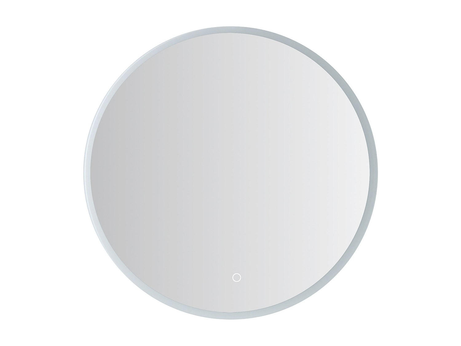 BADEZIMMERSPIEGEL rund mit LED-Beleuchtung - beschlagfrei - D 80 cm - DANIELA - Transparent, Glas (80/80/3.5cm) - Vente-Unique