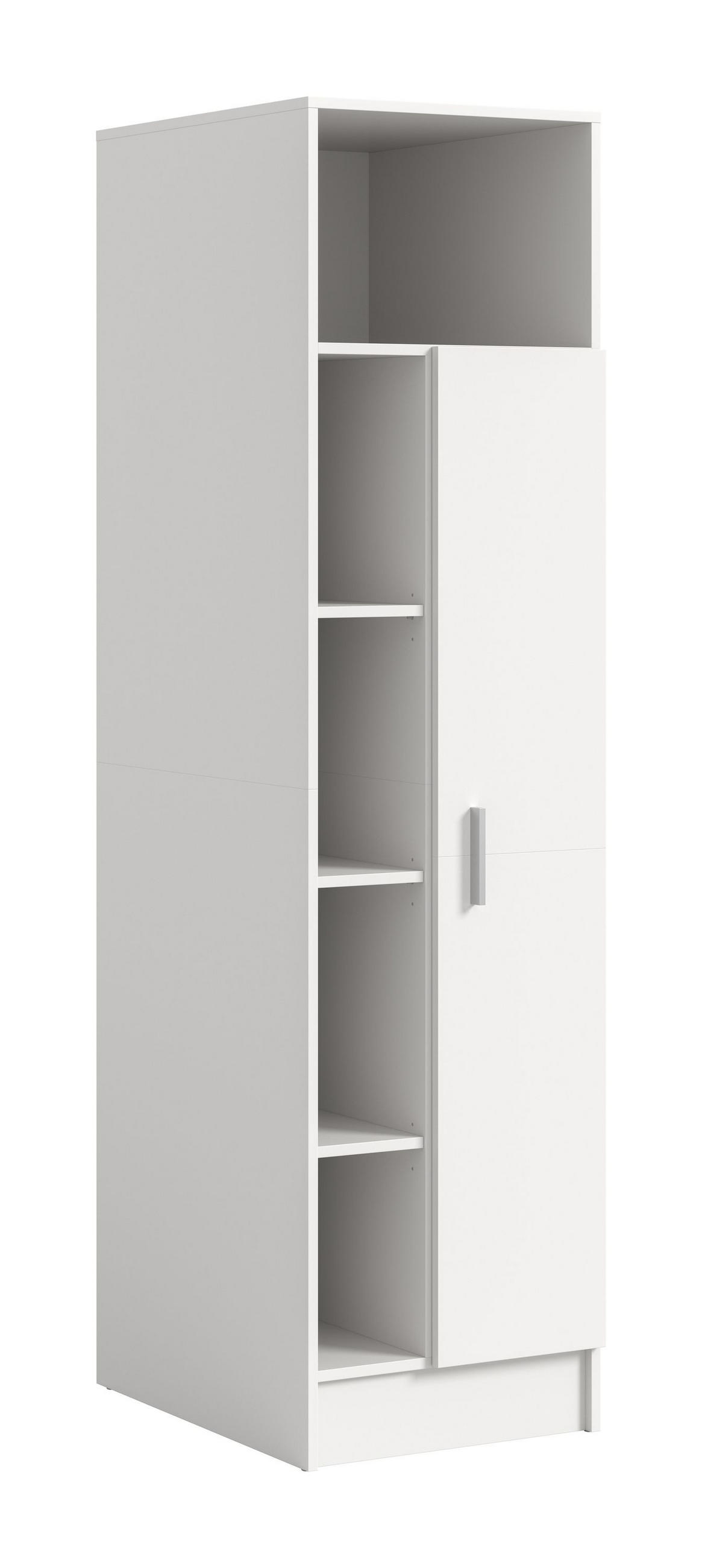UNIVERSALSCHRANK Mixx (B/H/T: ca. 50/195/68 cm) in Weiß/weiß - Weiß, Holzwerkstoff (50/195/68cm)