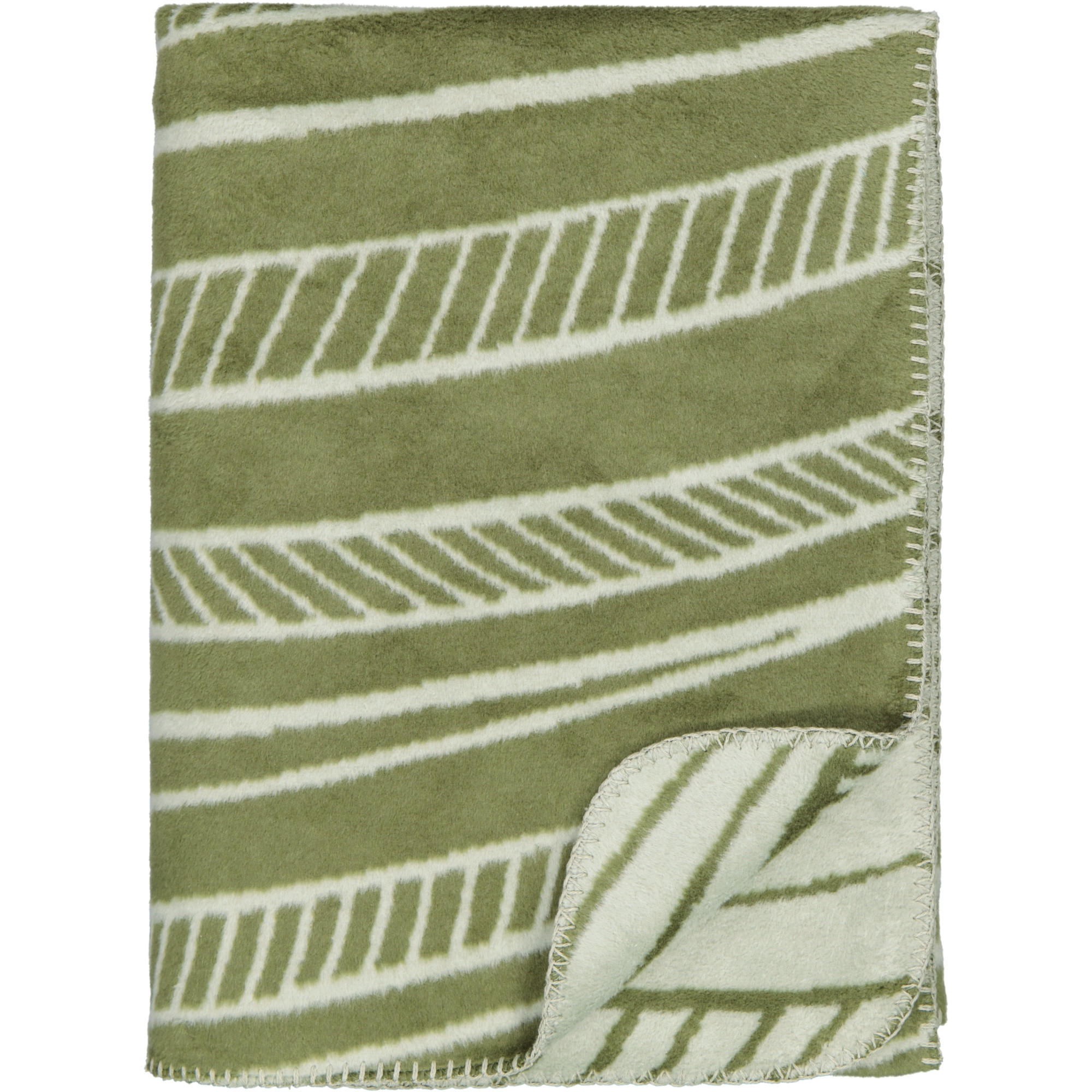 WOHNDECKEN WILLOW OLIVE GREEN - Grün, Textil (150/200cm) - Zöllner
