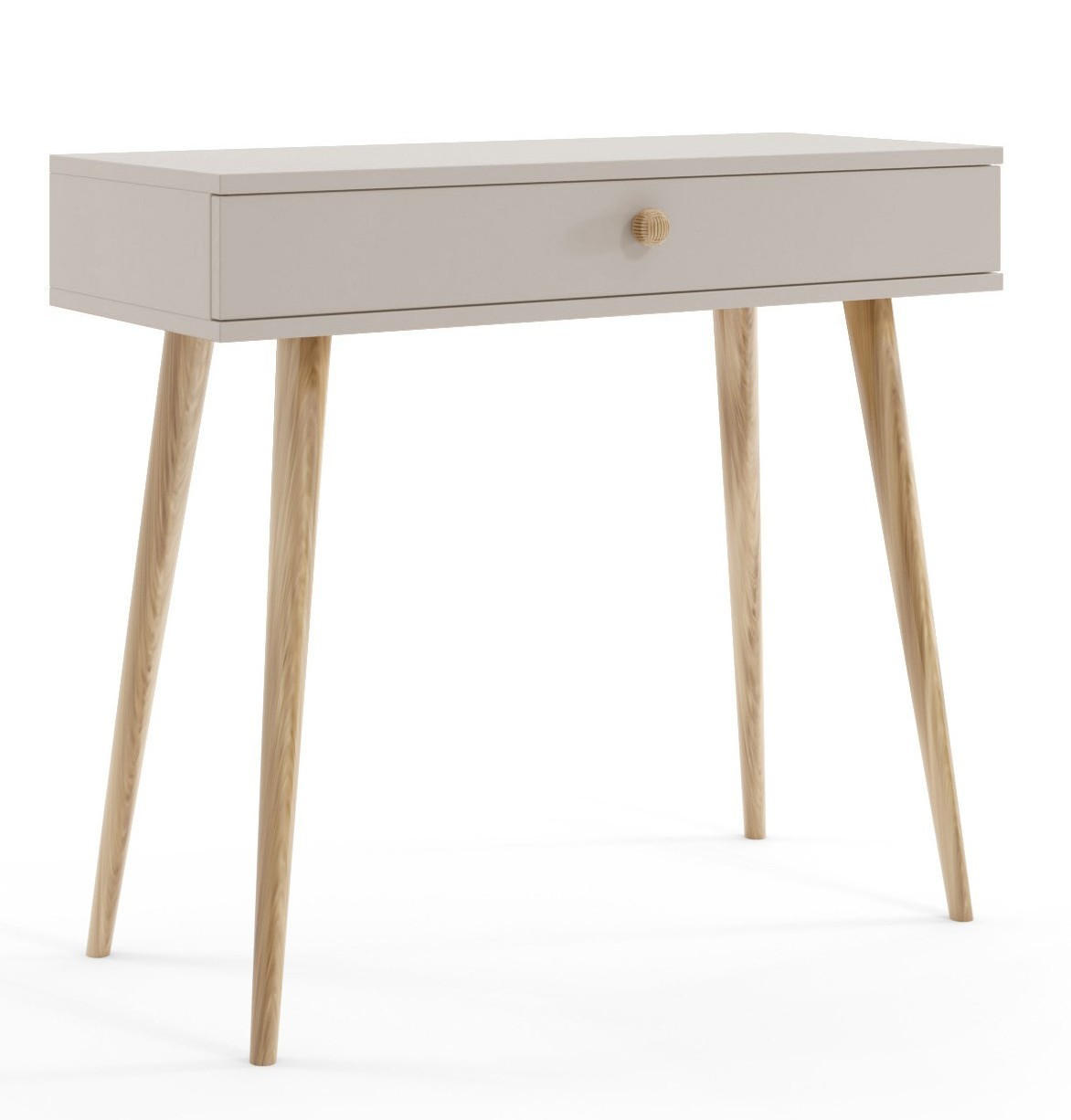 KONSOLE Kaschmir Boho Hohe Beine - Beige, Holzwerkstoff (1/90/80cm) - Sepro Meble
