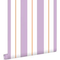 TAPETE Streifen 50 x 900 cm - Lila, Papier (50/900cm) - ESTAhome
