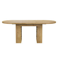JÍDELNÍ STŮL Rozkládací dubový s úložným prostorem 150–200 × 90 cm - barva dubu, kompozitní dřevo (90/200/76cm) - Urban Meuble