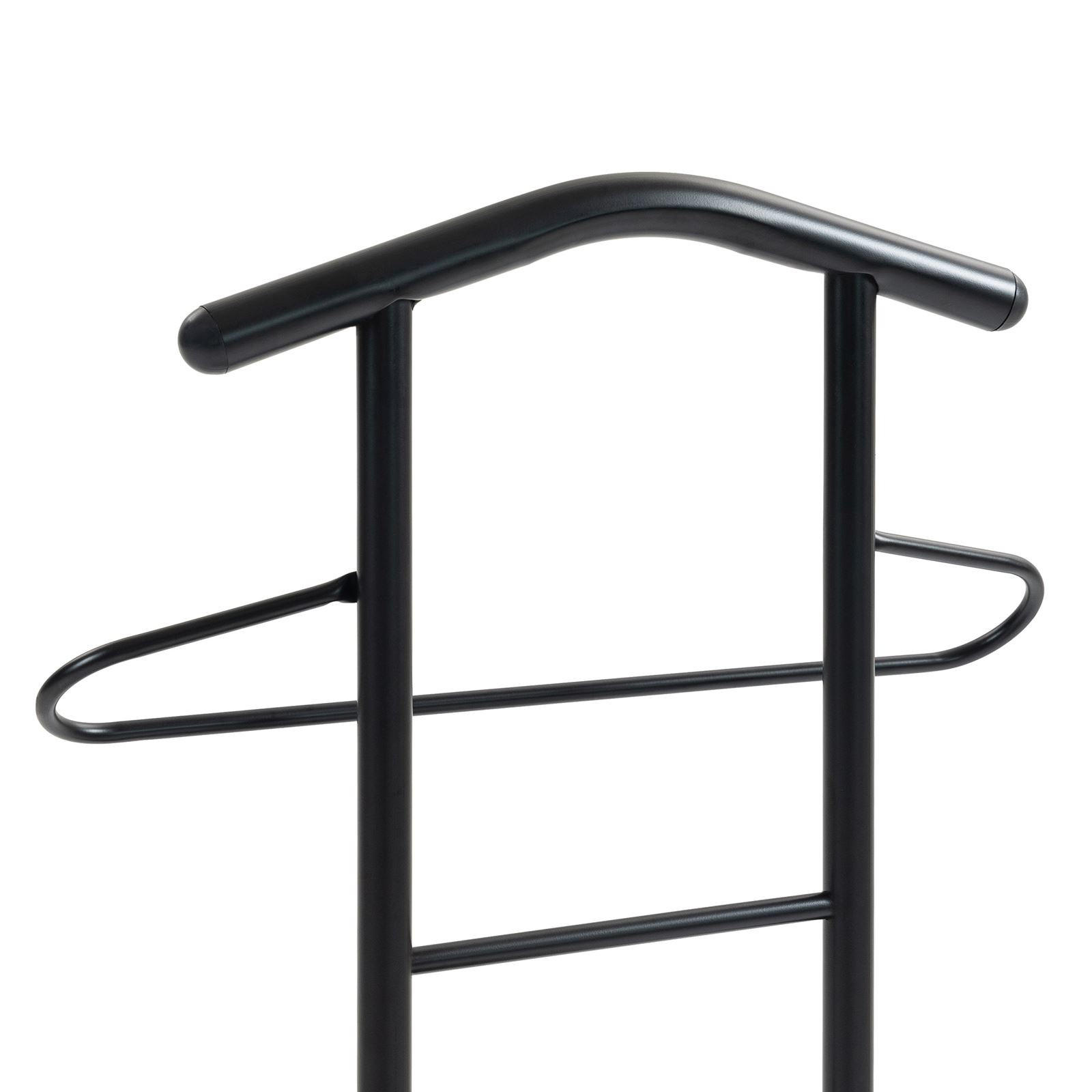 HERRENDIENER JIVO - Schwarz/Braun, Metall (53/121/47cm) - CARO-Möbel