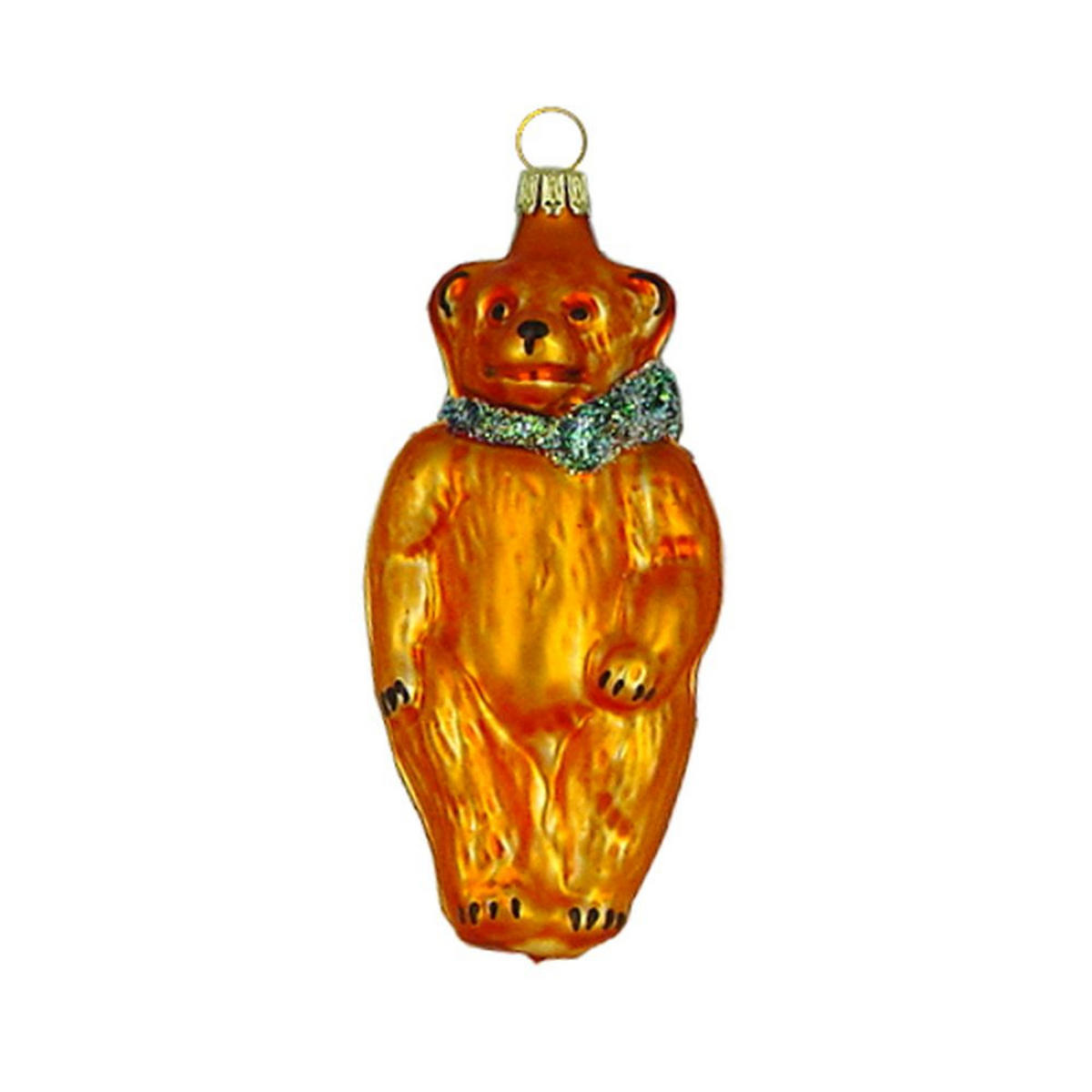 CHRISTBAUMSCHMUCK Großer Bär kupfer matt 9 cm - Multicolor, Metall (0.1/9/0.1cm)