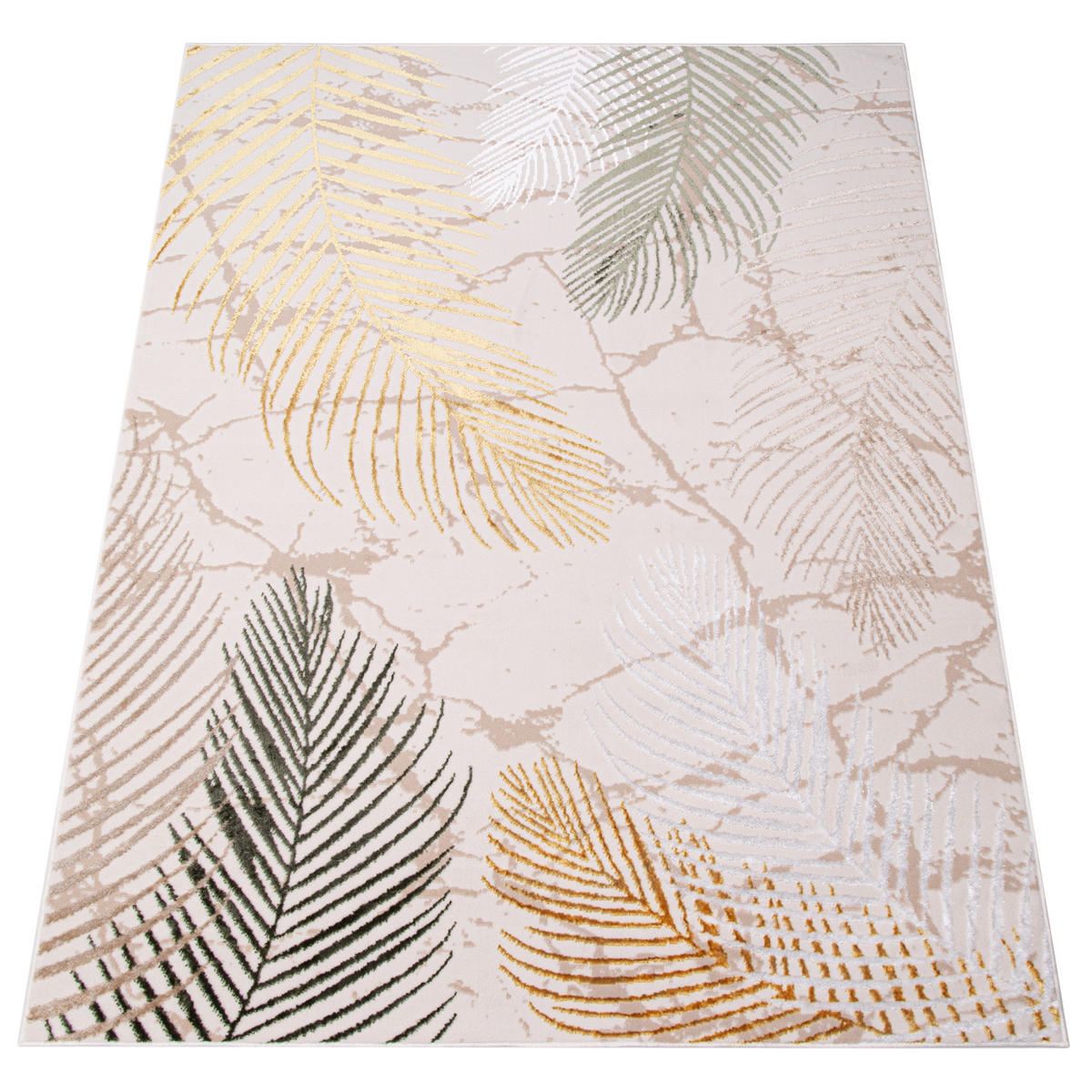 TEPPICH CRYSTAL Creme 80/150 cm - Creme, Textil (80/150cm) - Tapiso