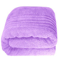 BADETUCH London Flieder Lila 100x200 cm - Flieder, Textil (100/200cm) - Lashuma