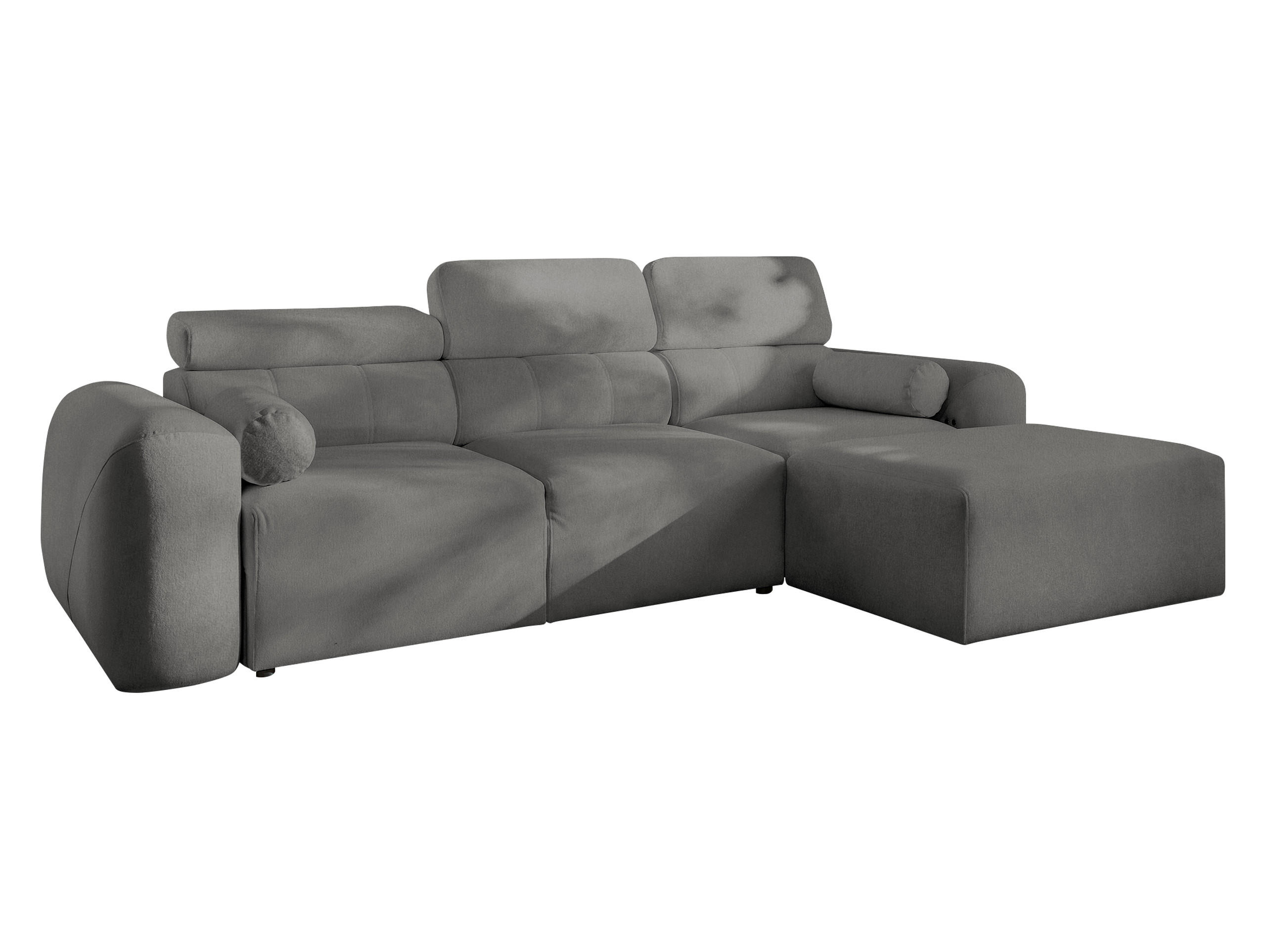 COLTAR Volare I, Dreapta - gri închis, material textil/lemn (182/269cm) - MIRJAN24