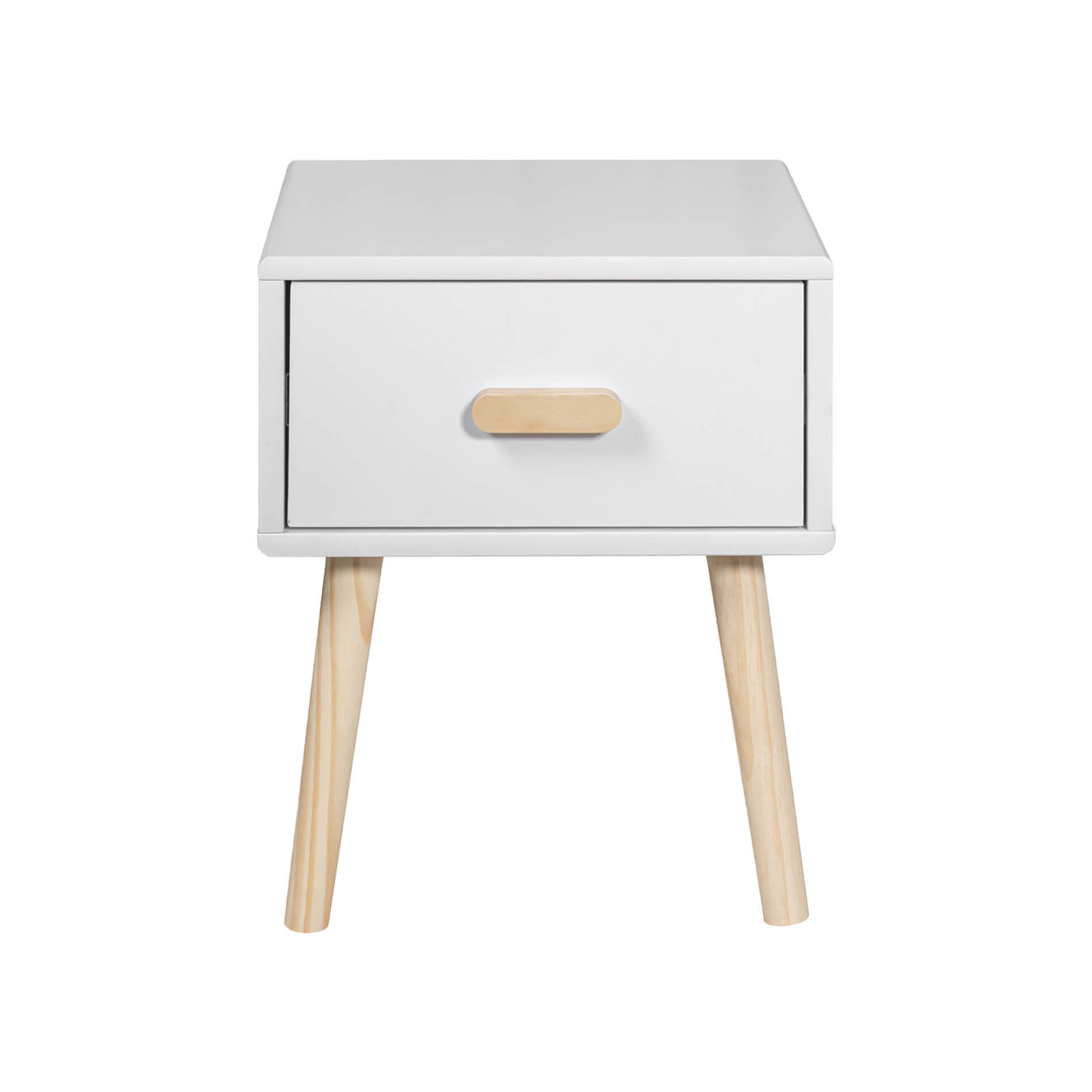 NACHTTISCH Weiß 35/35/44 cm - Weiß, Holzwerkstoff (35/44/35cm) - Mobili Rebecca