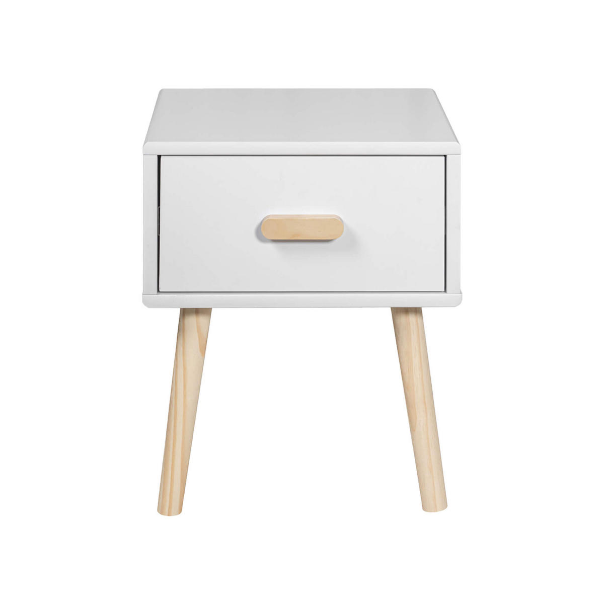 NACHTTISCH Weiß 35/35/44 cm - Weiß, Holzwerkstoff (35/44/35cm) - Mobili Rebecca
