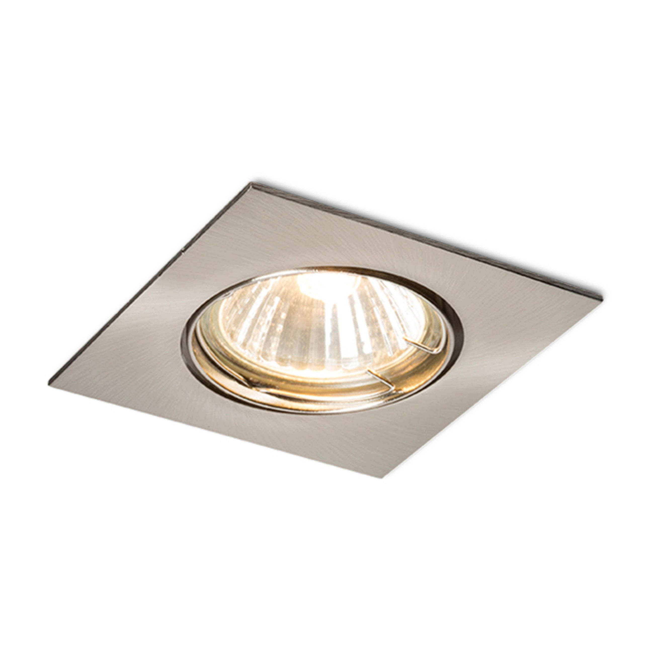 LEUCHTE TOPIC SQ Mattnickel 8 W - Nickelfarben, Metall (83/83/8.3cm) - Rendl