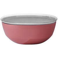 SERVIERSCHALE MIT DECKEL Silueta Vivid Mauve 5000 ml - Rot/Rosa, Kunststoff (30.1cm) - Mepal