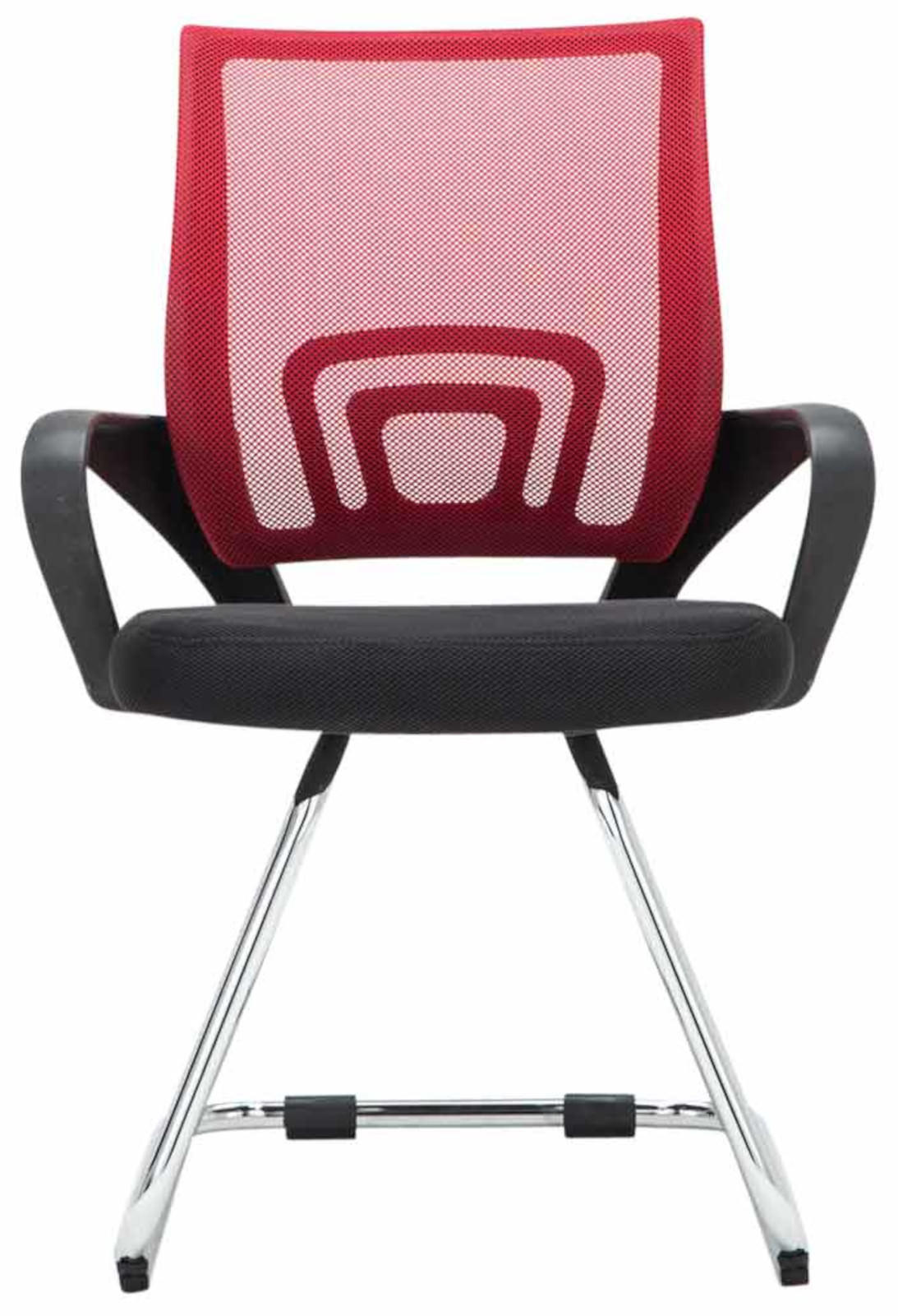 Thumbnail - CLP Schwingstuhl, Rot, Textil, 59x91x53 cm, Esszimmer, Stühle, Esszimmerstühle, Schwingstühle