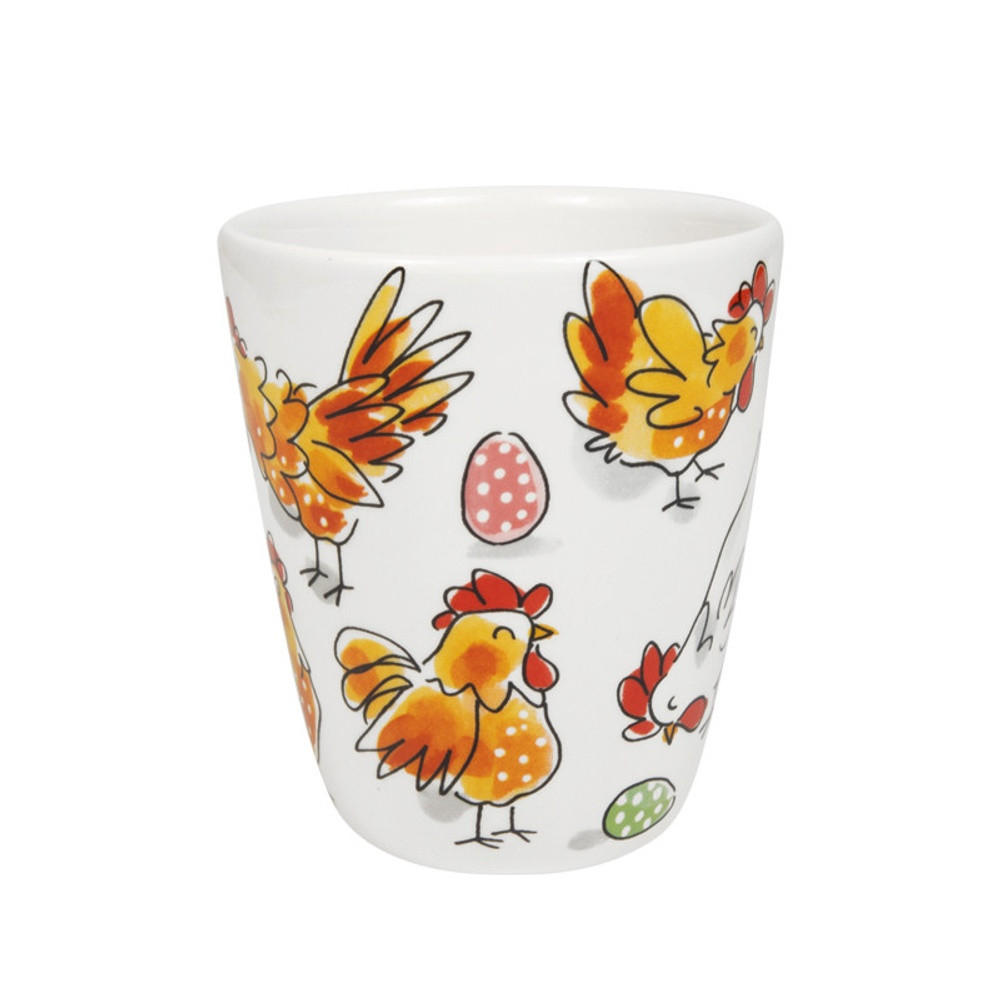 BECHER Osterhühner in Bunt - 350 ml - Multicolor, Keramik (0.35L) - Blond Amsterdam