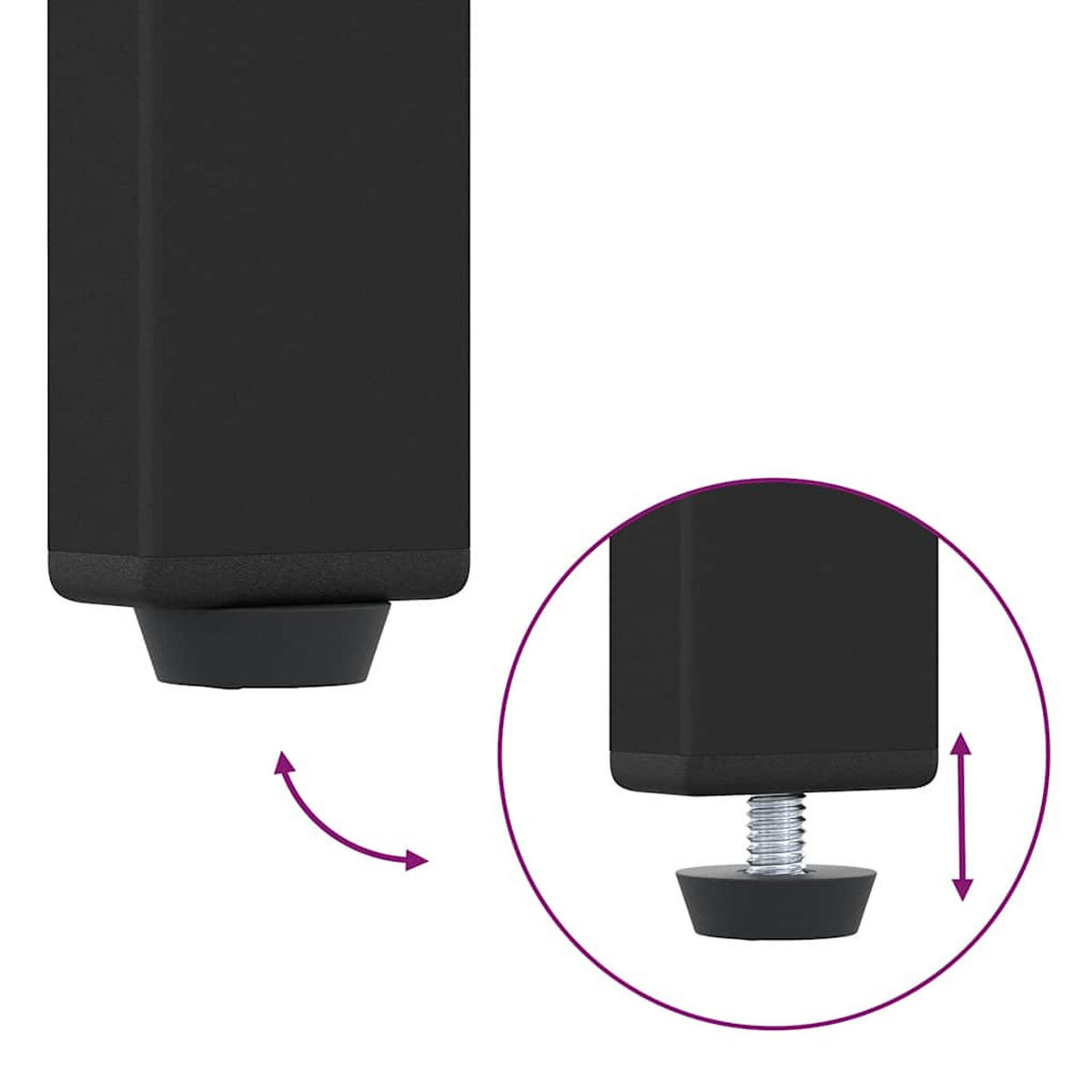 NACHTTISCH mit 2 Schubladen 34/35,5/70 cm aus Holzwerkstoff in Artisan-Eiche Dekor - Eiche Artisan, Holz (34/70/35.5cm) - vidaXL