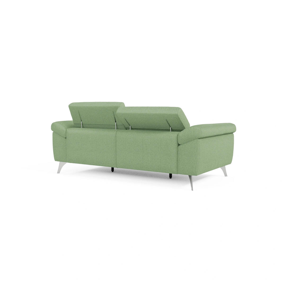 LINEARSOFA Donatello - Mintgrün, Metall (213/76/102cm) - Divani.store