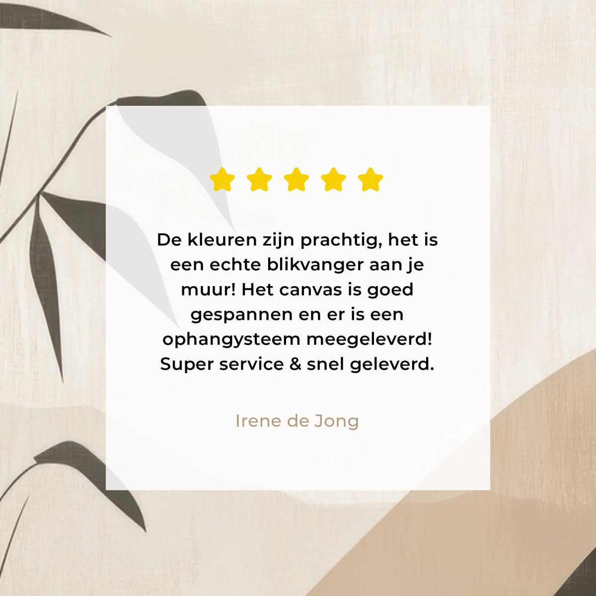 LEINWANDBILD Japandi - Landschaft - Beige Deko XXL 80x120 cm - Cognac, Textil (80/120cm) - MuchoWow