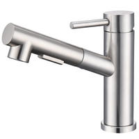 KÜCHENARMATUR Ausziehbar Edelstahl - Silberfarben, Metall (24.5/7.5/42cm) - HOMELODY