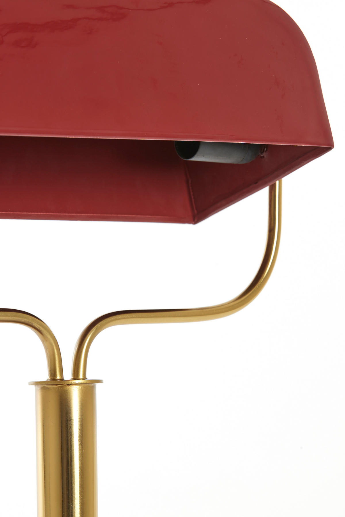 TISCHLAMPE Ayer Rot Ø37/43 cm - Rot, Metall (37/14/43cm) - Light & Living