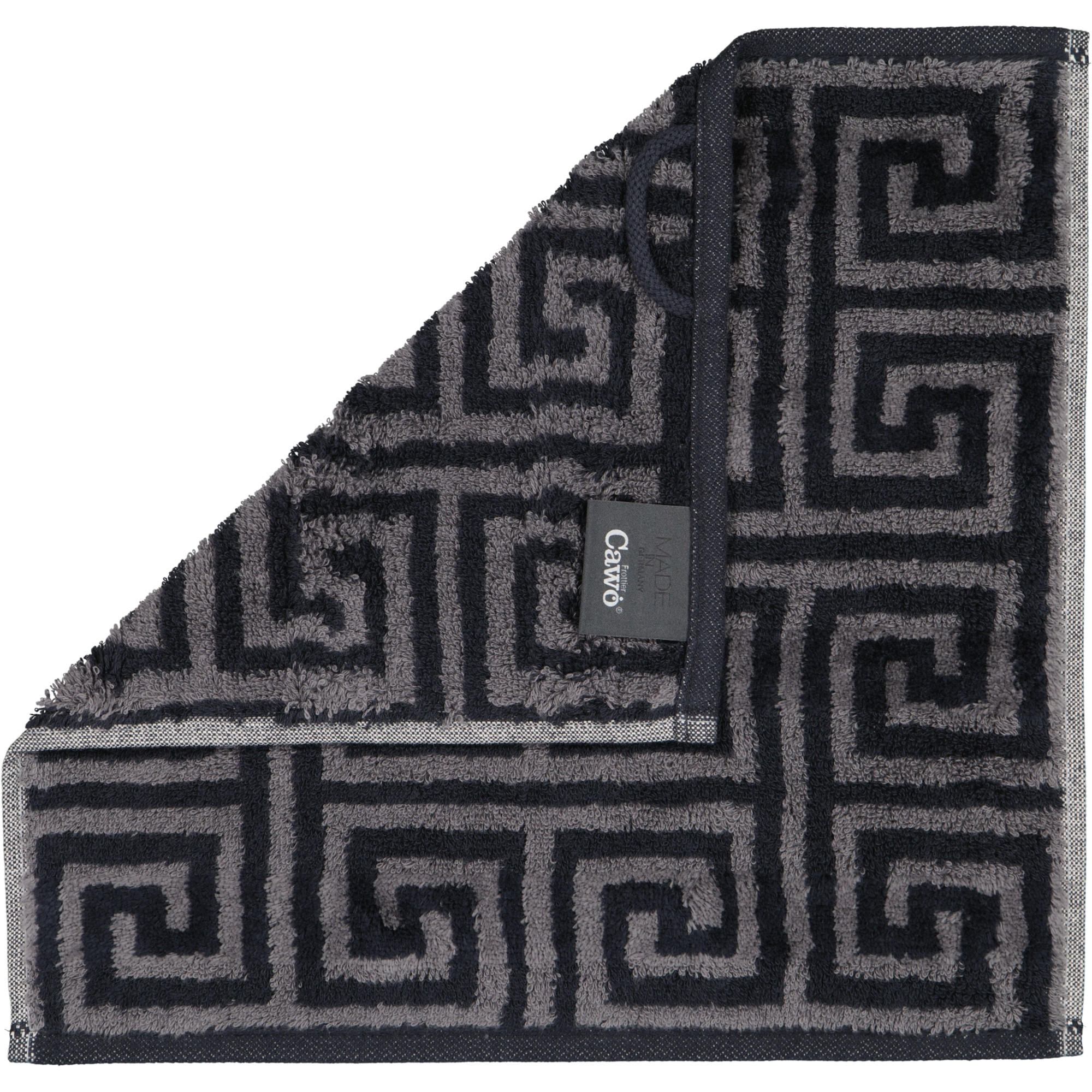 SEIFTUCH NOBLESSE ELEGANCE ALLOVER 1088 ANTHRAZIT - 97 - Grau, Textil (30/30cm) - Cawoe
