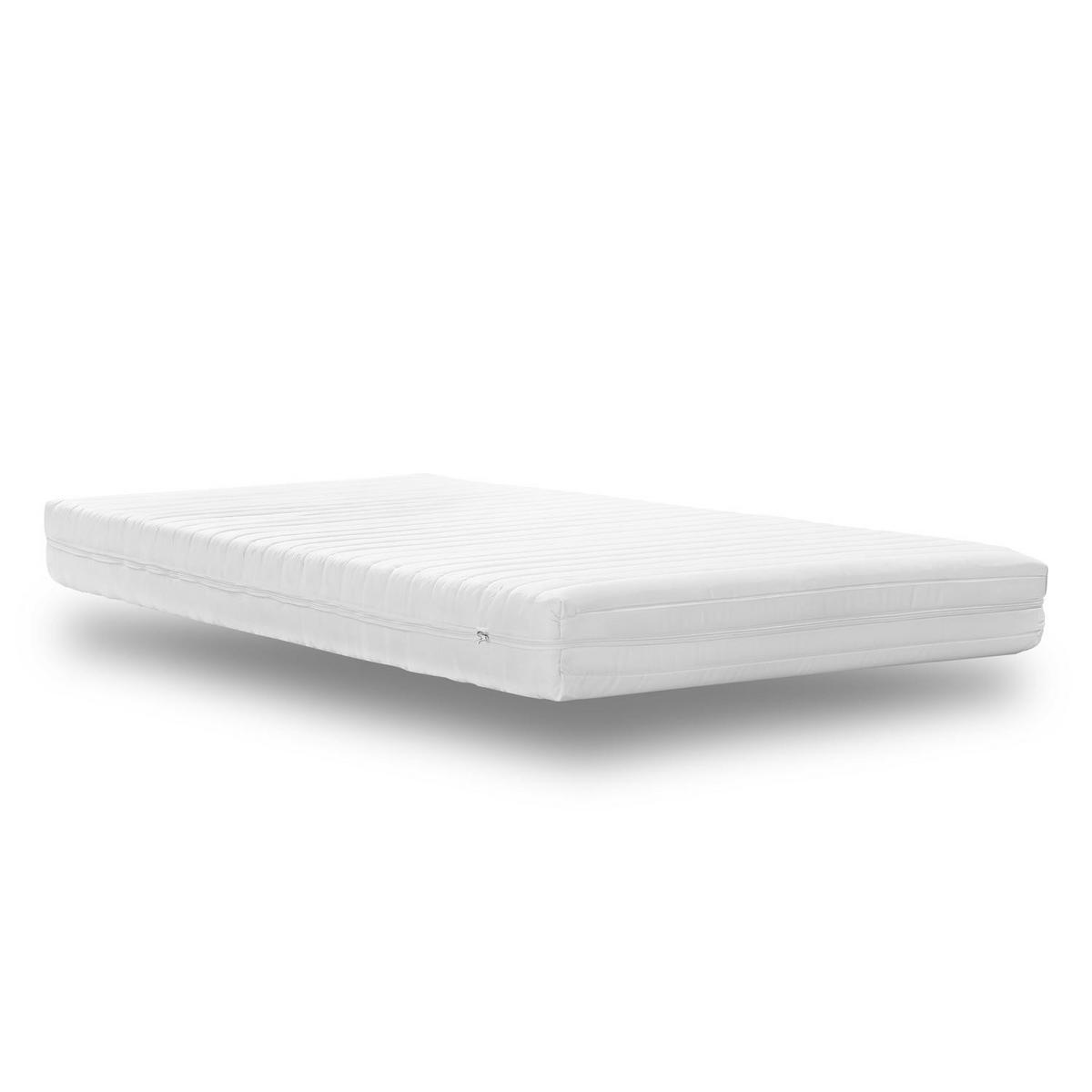 KALTSCHAUMMATRATZE K16 90x190 cm - Weiß, Textil (90/190cm) - Matratzen Discount