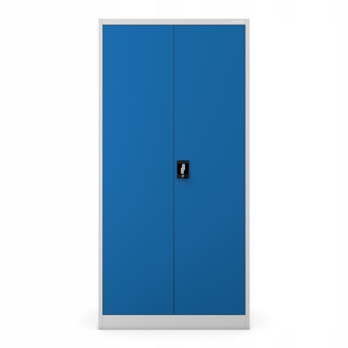 MEHRZWECKSCHRANK DAWID - Blau/Grau, Metall (90/185/45cm) - Jan Nowak