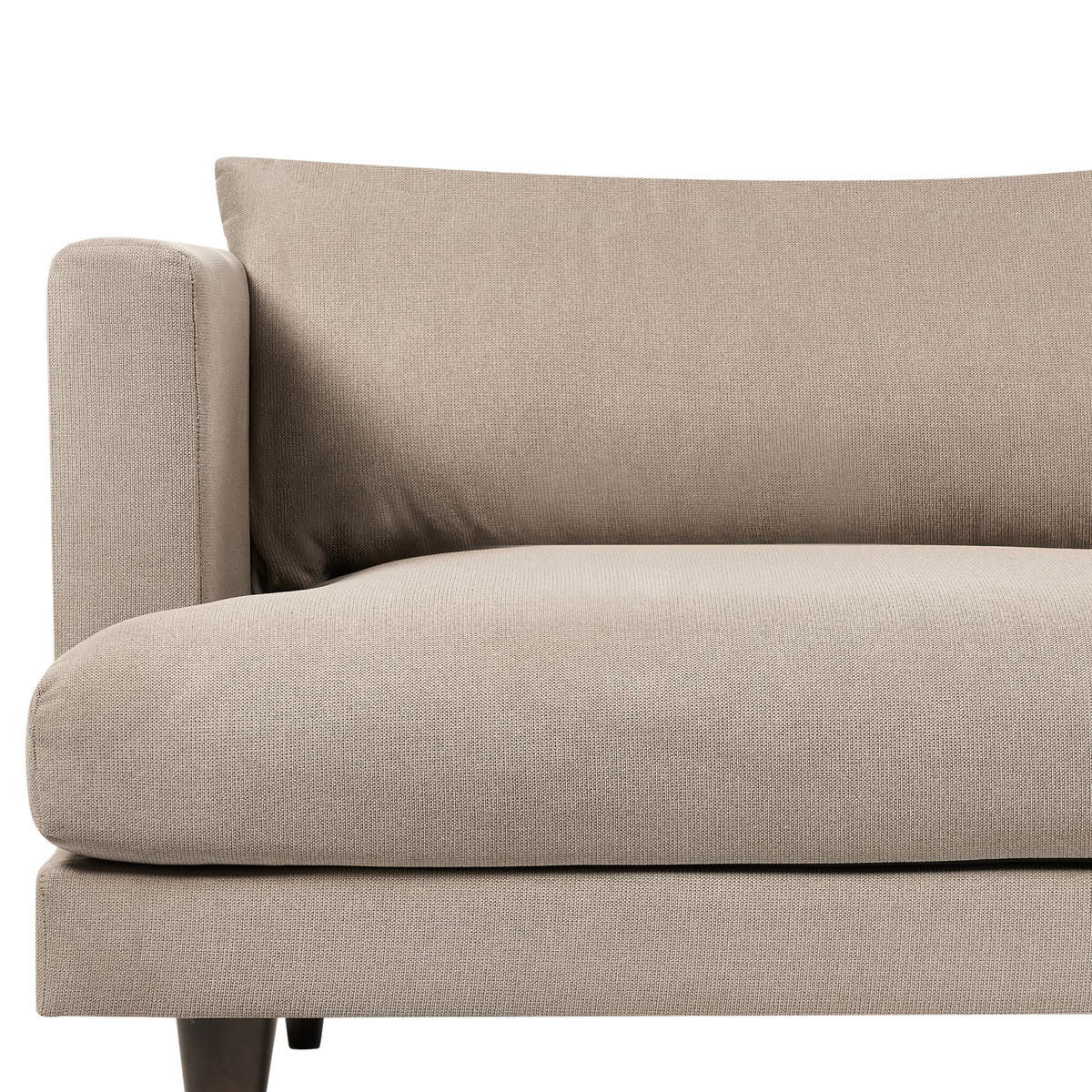 POHOVKA 3-místná Látka Světle hnědá Jarpen - světle hnědá, textil (214/72/93cm) - Beliani